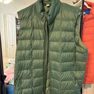 REI Men's Olive Green Puffer Vest